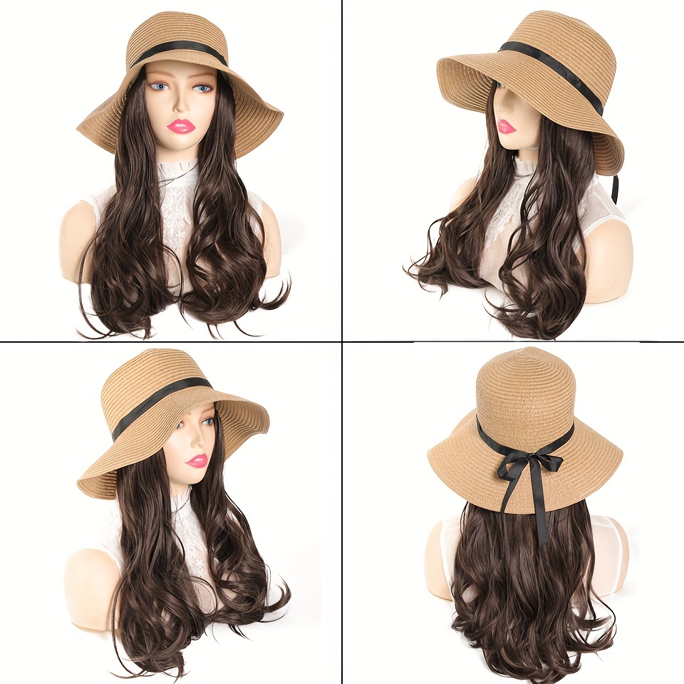 Long  body wave Hat Wig, Long  - Bucket Hat Women reseña y precio