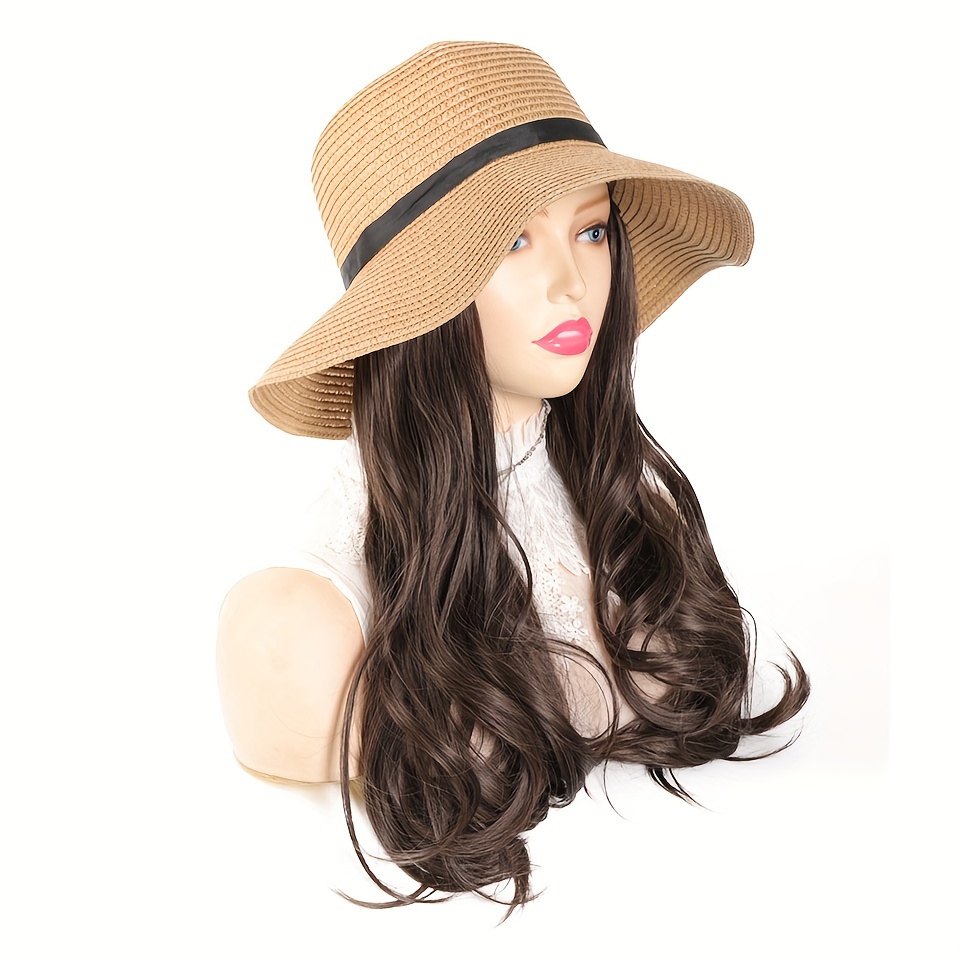 Long  body wave Hat Wig, Long  - Bucket Hat Women reseña y precio