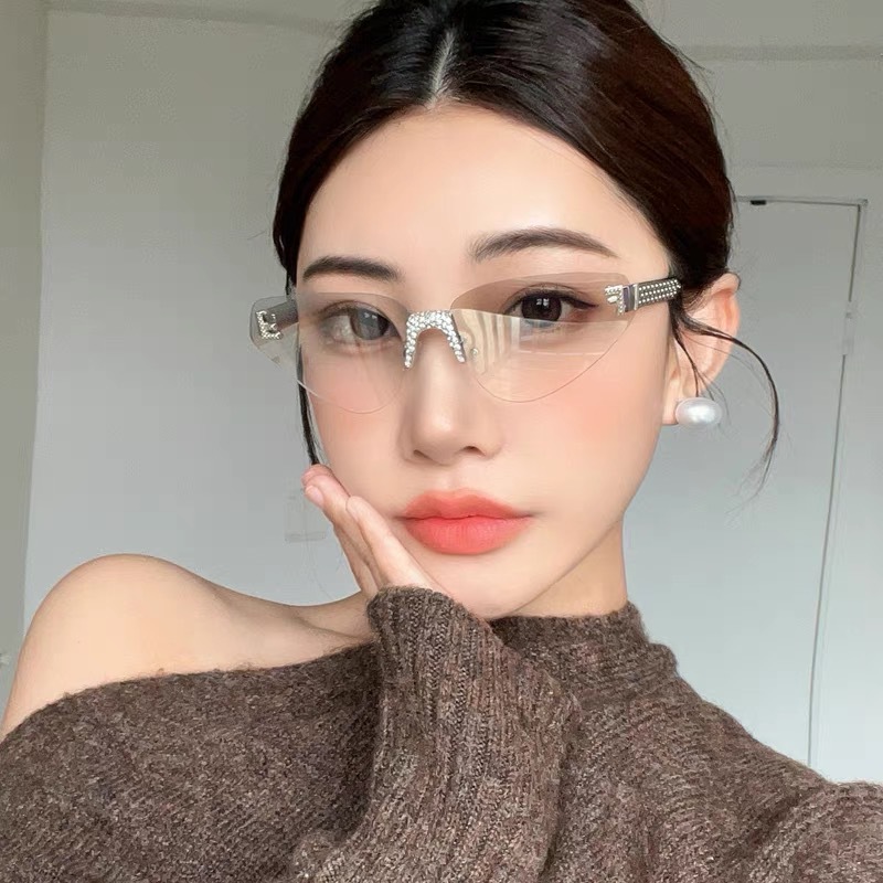 Women's Sexy Cat Eye Rimless R - Women'S Fashion Reading Glasses reseña y precio