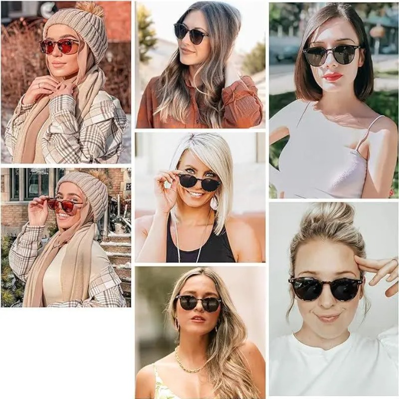 Vintage Fashion Round Sunglass - Women'S Fashion Reading Glasses reseña y precio