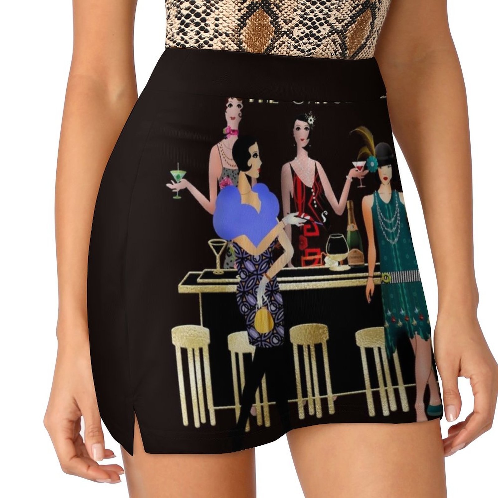 The Gatsby Era Skirts Woman Fa - Women'S Fashion Roaring 20S reseña y precio
