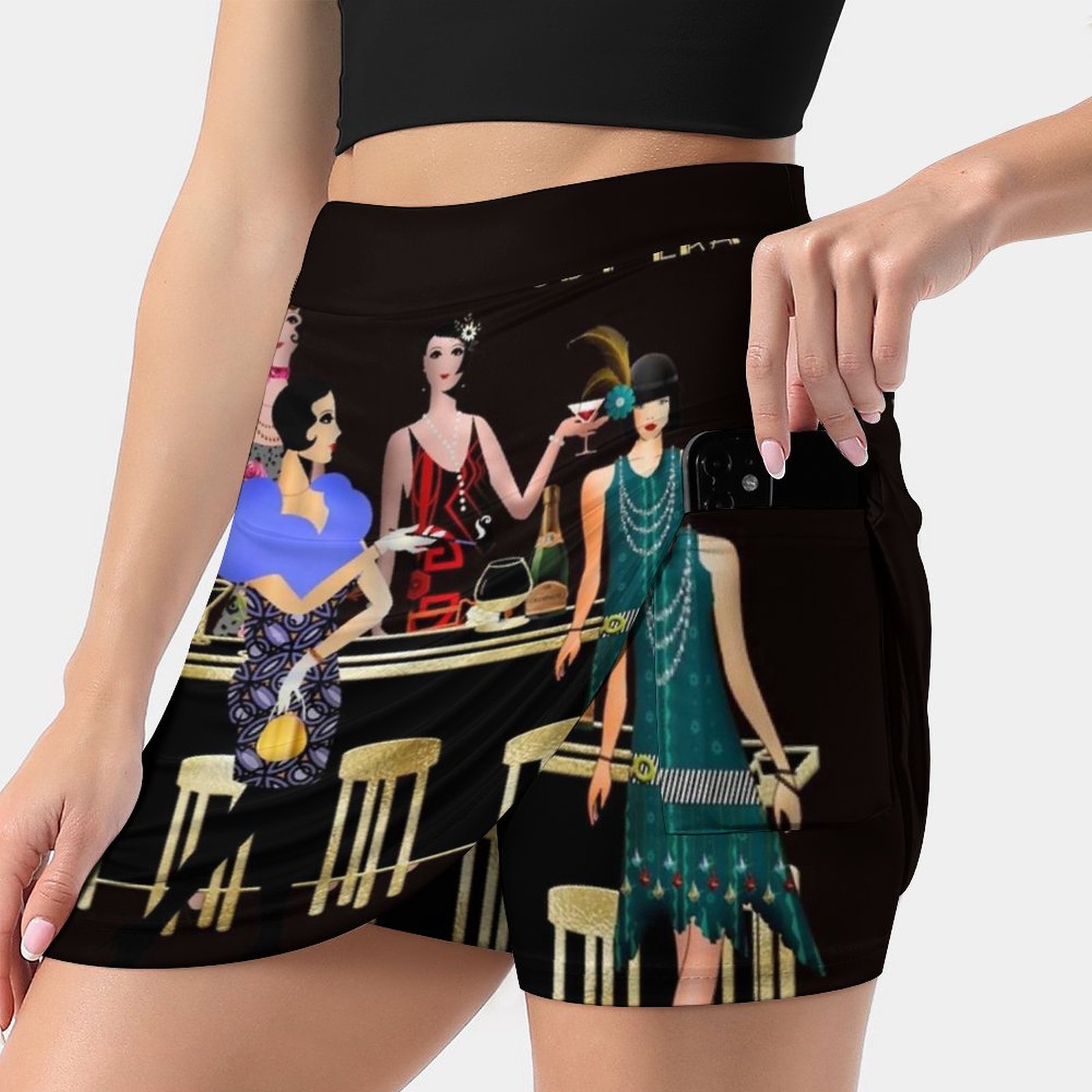 The Gatsby Era Skirts Woman Fa - Women'S Fashion Roaring 20S reseña y precio