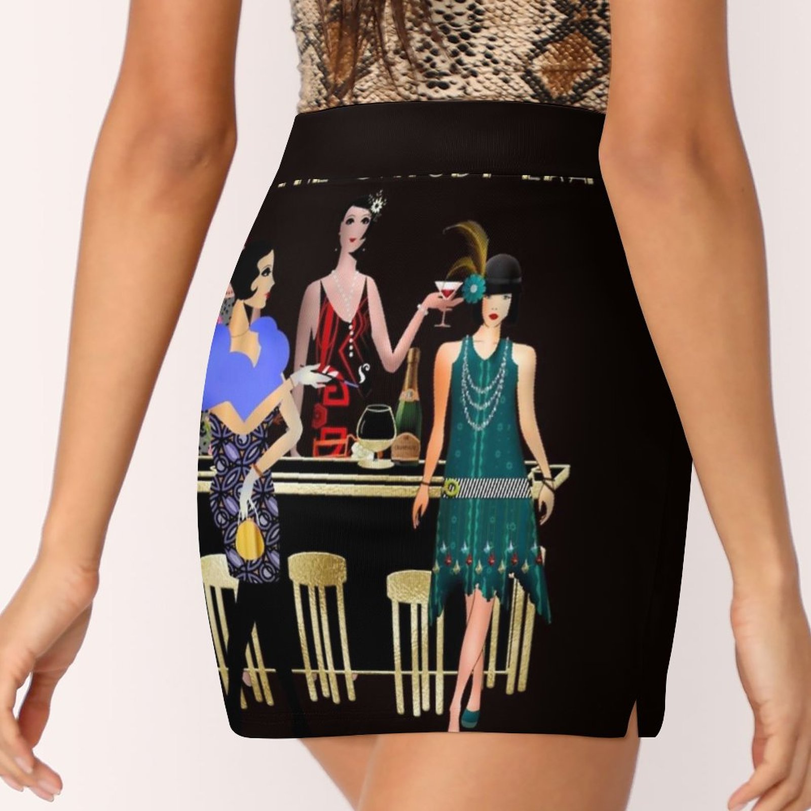 The Gatsby Era Skirts Woman Fa - Women'S Fashion Roaring 20S reseña y precio