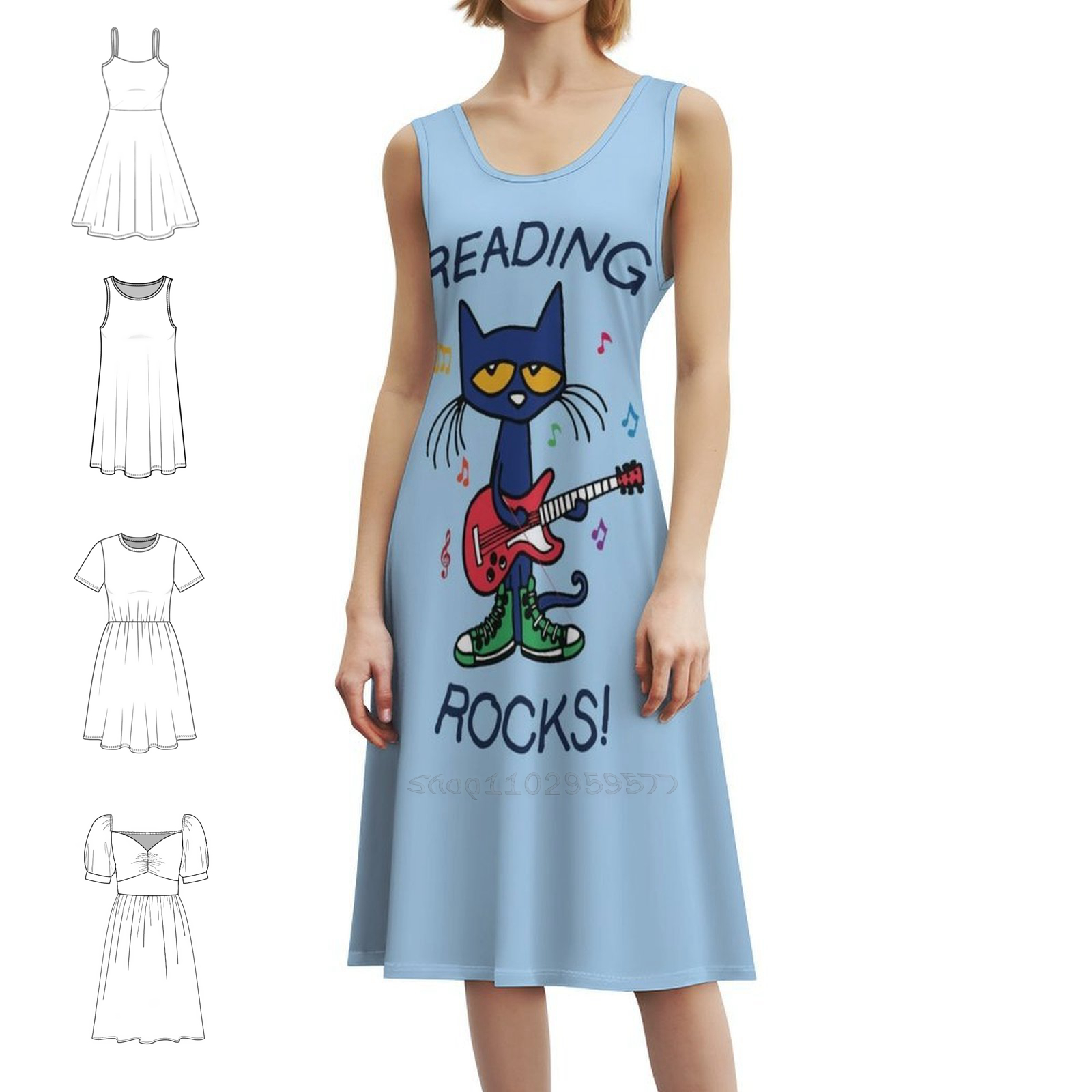 Reading Rocks ! Boho Chic Dres - Women Fashion Gown reseña y precio