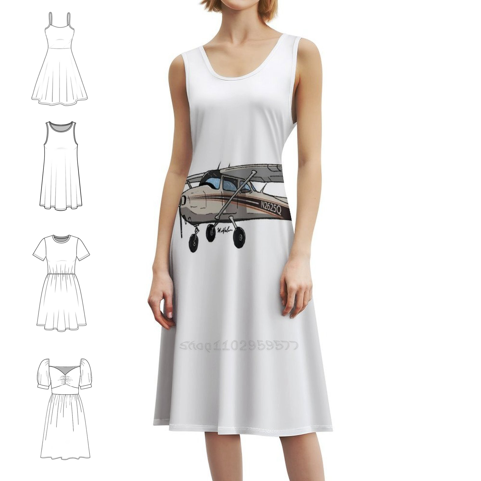 Cessna 182K N2625Q Boho Chic D - Women Fashion Gown reseña y precio