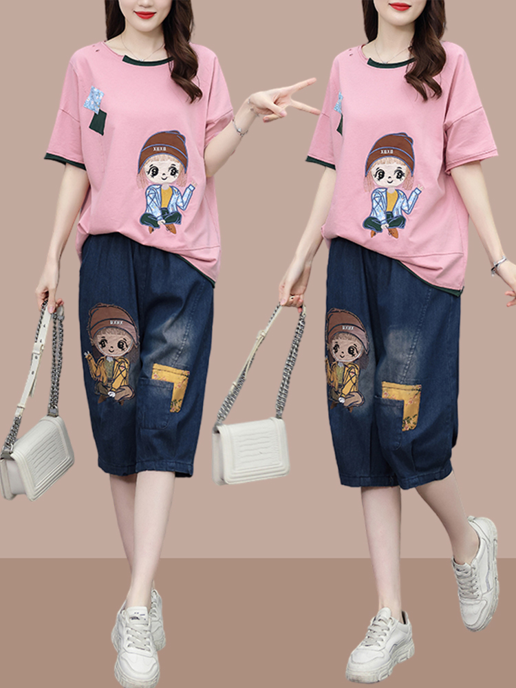 Fashionable Patchwork Short Sl - Women Fashion Over The Years reseña y precio