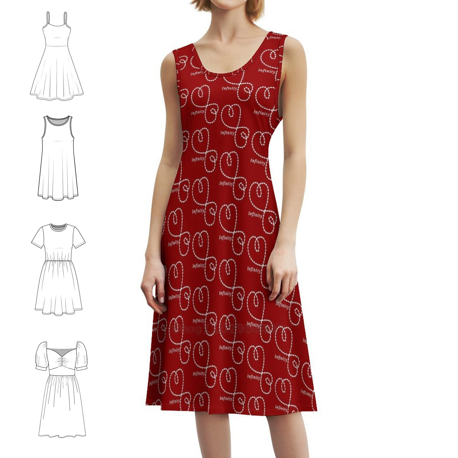 Infinity Love Boho Chic Dress  - Women Fashion Gown reseña y precio