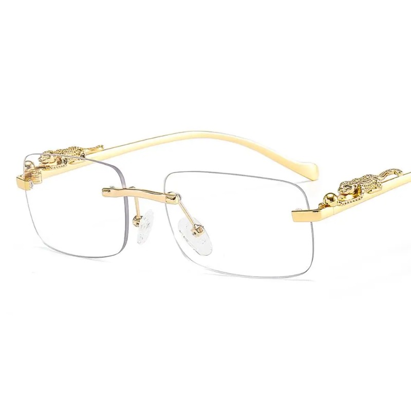 Rimless Square Sunglasses Wome - Women'S Fashion Reading Glasses reseña y precio