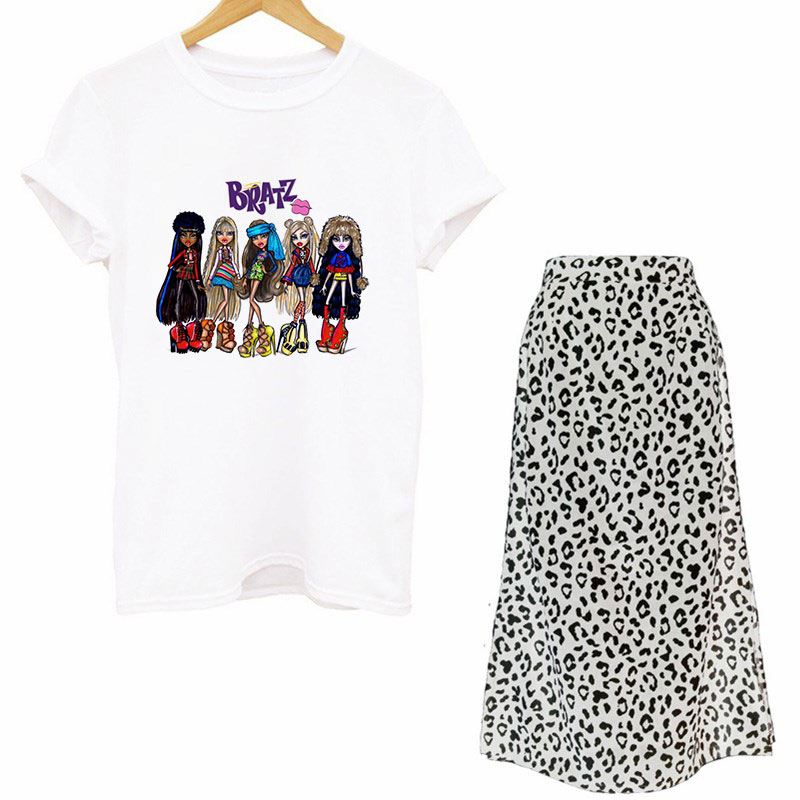 Women Two Piece Set Street Got - Printed Wrap Skirt reseña y precio