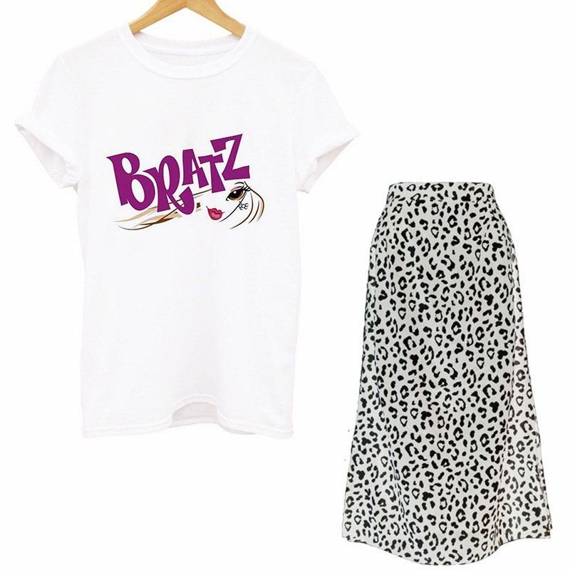 Women Two Piece Set Street Got - Printed Wrap Skirt reseña y precio
