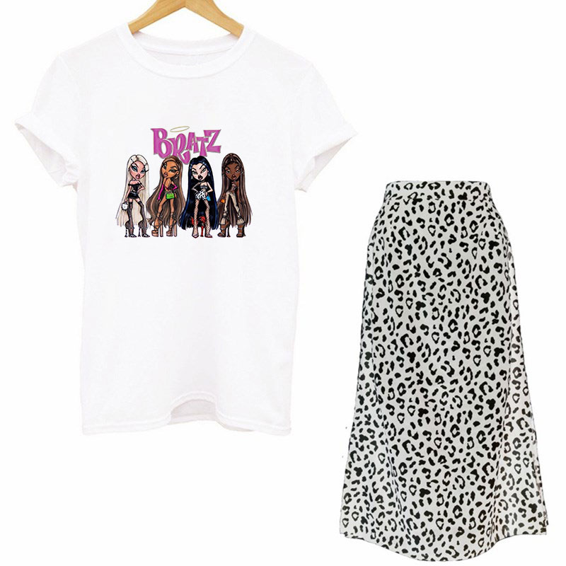 Women Two Piece Set Street Got - Printed Wrap Skirt reseña y precio