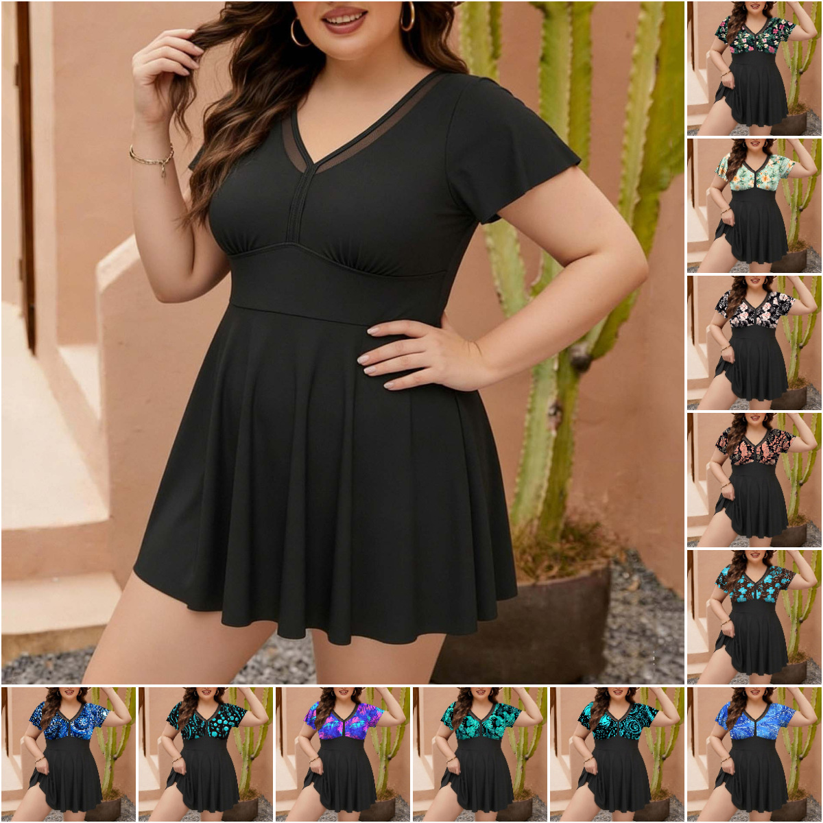 2026 New Plus Size 10XL Two Pi - Printed Wrap Skirt reseña y precio