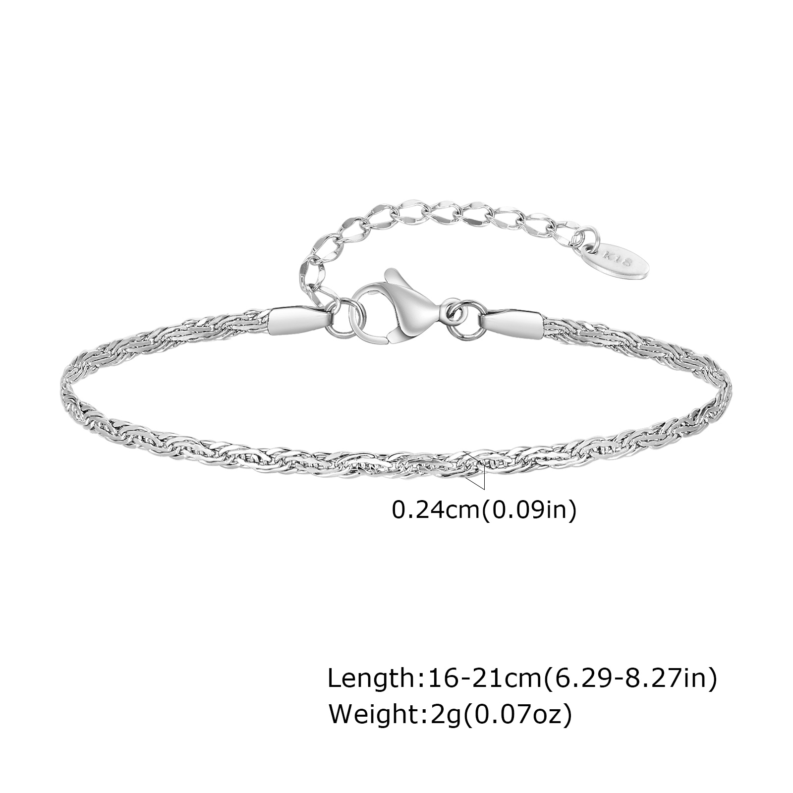 16-21CM Adjustable Bracelets G - Women'S Fashion Of The 1940S reseña y precio