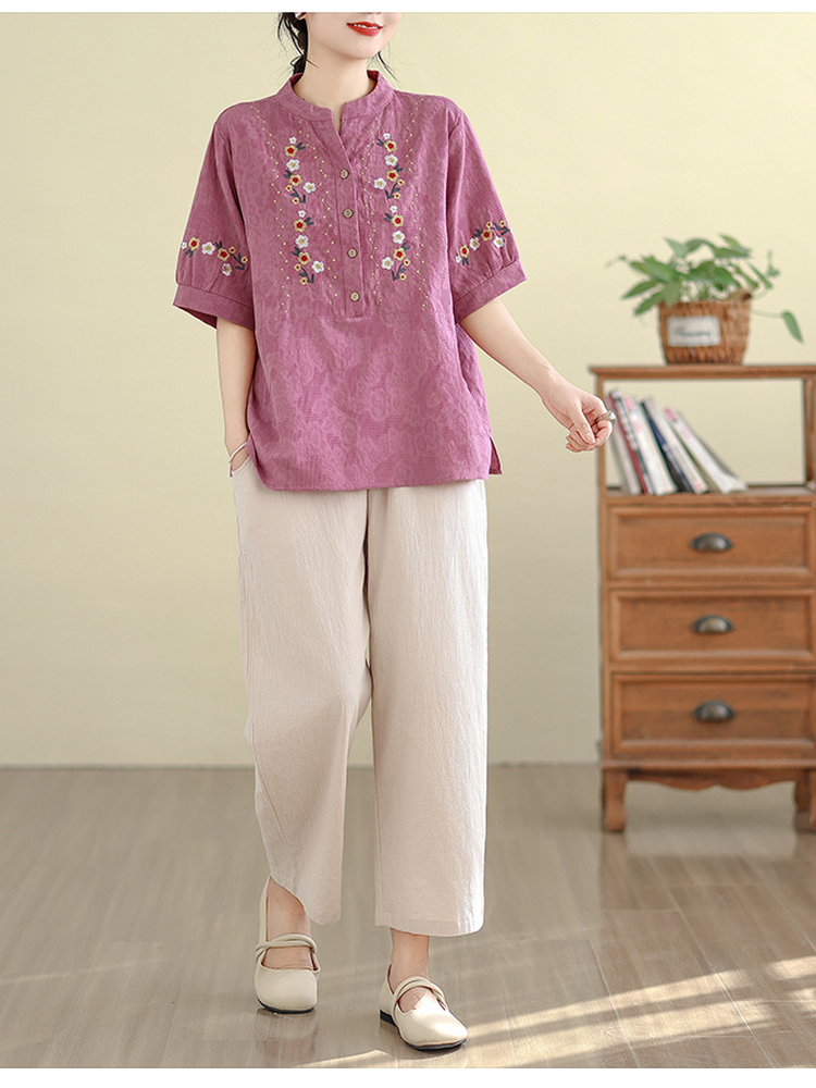 Elegant Cotton Linen Embroider - Women Fashion Over The Years reseña y precio
