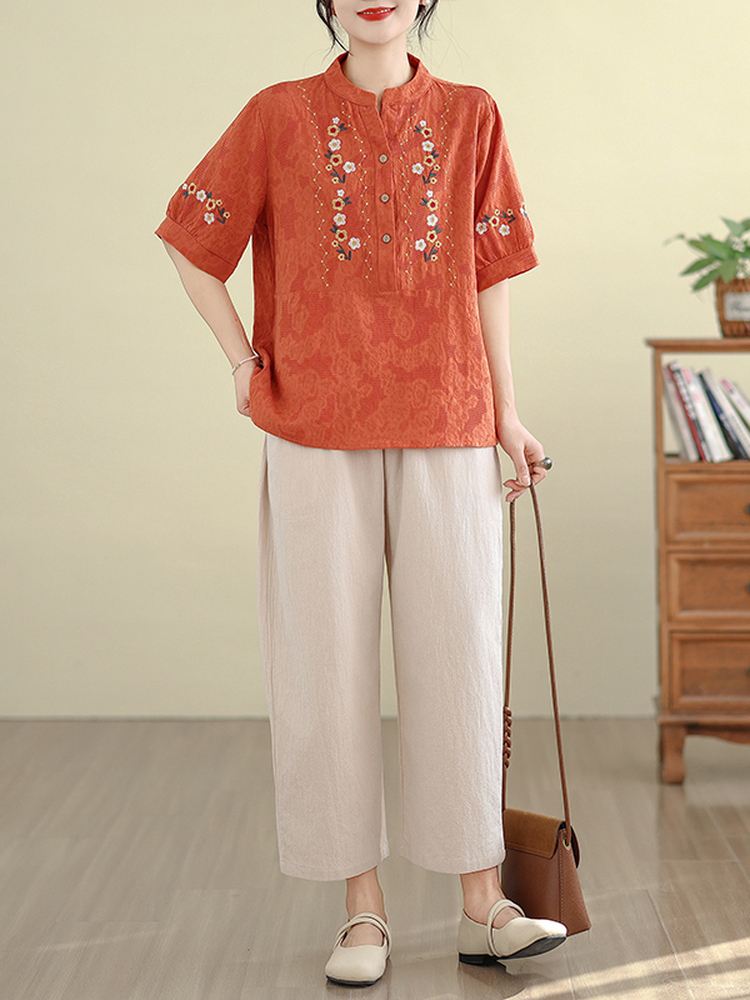 Elegant Cotton Linen Embroider - Women Fashion Over The Years reseña y precio