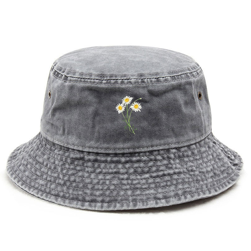 Customize Flower Cotton Washed - Bucket Hat Women reseña y precio