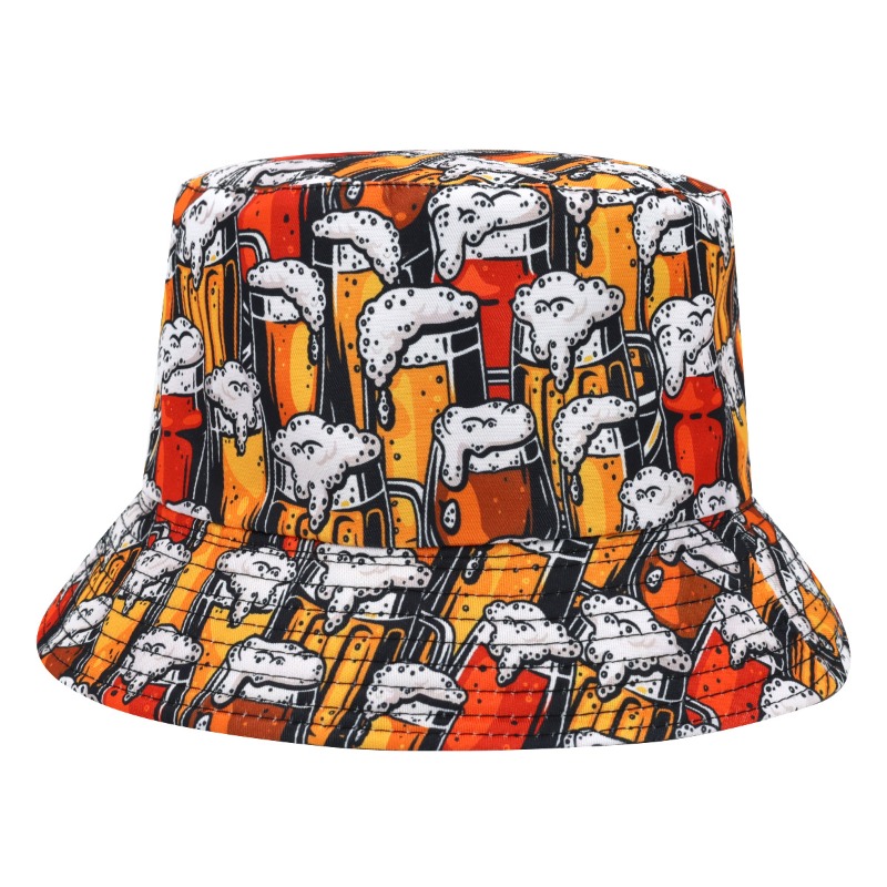 Beer Print Bucket Hat Festival - Bucket Hat Women reseña y precio